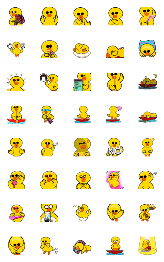 [LINE絵文字]60th Sally's expressional stickers llの画像一覧