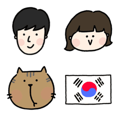 [LINE絵文字] ドゥクニ韓国語教室ステッカーの画像