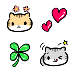 [LINE絵文字] ねこのミューちゃん＆ミュータくん絵文字の画像