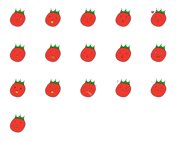 [LINE絵文字]Strawberry Princeの画像一覧