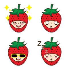 [LINE絵文字] Little Strawberry girlの画像