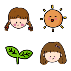 [LINE絵文字] My little girlsの画像