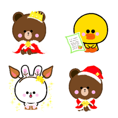 [LINE絵文字] Kawaii LINE Friendsの画像