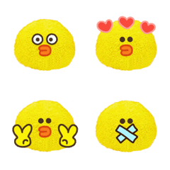 [LINE絵文字] twopebaby Sally Cute Emojiの画像