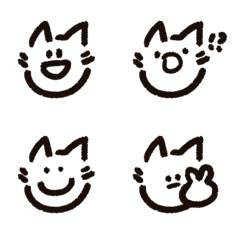 [LINE絵文字] an ordinary catの画像