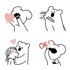 [LINE絵文字] Shyly ＆ Little friend Animated Emoji 3の画像