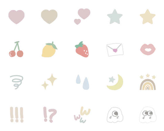 [LINE絵文字]momochan no omise emojiの画像一覧