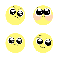 [LINE絵文字] Stupid little yellow faceの画像