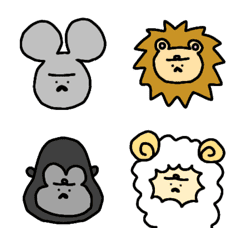 [LINE絵文字] 動物かもねの画像