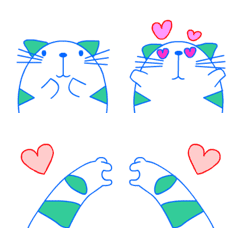 [LINE絵文字] Tiffany cats are extremely rareの画像