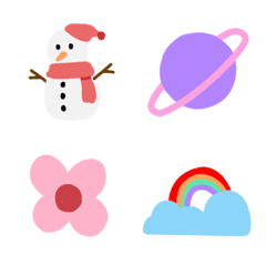 [LINE絵文字] Minimal Cute Emoji ^^の画像