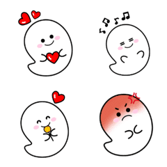 [LINE絵文字] Cute Ghostsの画像