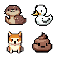 [LINE絵文字] Pixel Animalsの画像