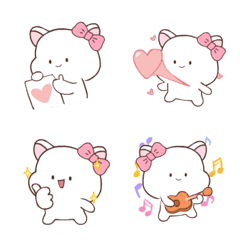 [LINE絵文字] Kucing Imut (Emoji)の画像