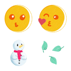 [LINE絵文字] Full Moon's Emotion ＆ Weatherの画像