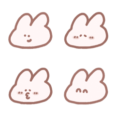 [LINE絵文字] soft bunniesの画像