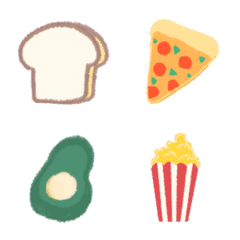 [LINE絵文字] The foods ＆ drink cutie emojiの画像