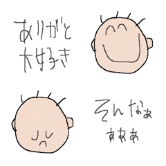 [LINE絵文字] とにかく信じてほしいエモジ。の画像