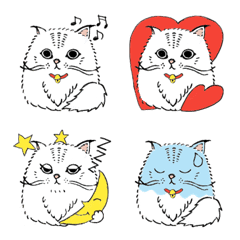 [LINE絵文字] 猫のモモちゃんの画像