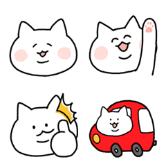 [LINE絵文字] 二重あご猫まるの絵文字の画像