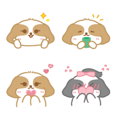 [LINE絵文字] Daily of ShihTzu TianTian Newの画像