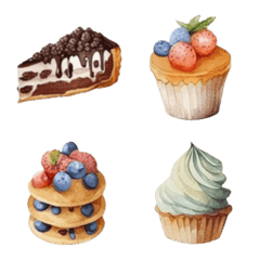 [LINE絵文字] Bakery emojis v2の画像