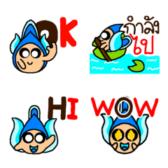 [LINE絵文字] Emoji water drop tadpolesの画像