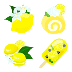 [LINE絵文字] Dreamy Lemon Sweets Emojiの画像