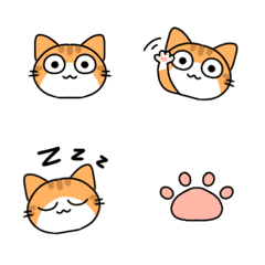 [LINE絵文字] Khaichiao little orange catの画像