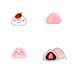 [LINE絵文字] mochi mochi mochiの画像