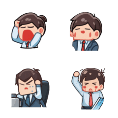 [LINE絵文字] Daily life of office workers2の画像