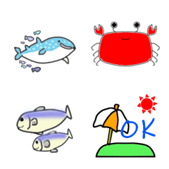 [LINE絵文字] sea creatures mitsukoの画像