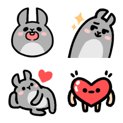 [LINE絵文字] Me_lapin-Cute Emoji Revised Versionの画像