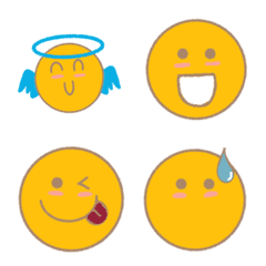 [LINE絵文字] Yellow smileyの画像