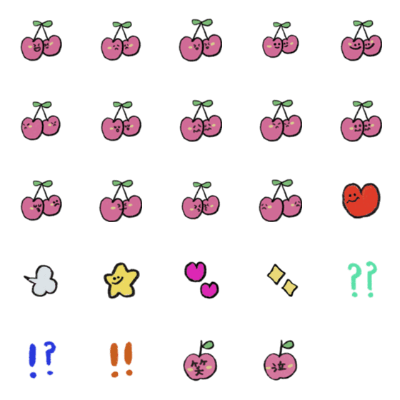 [LINE絵文字]Cherry111の画像一覧