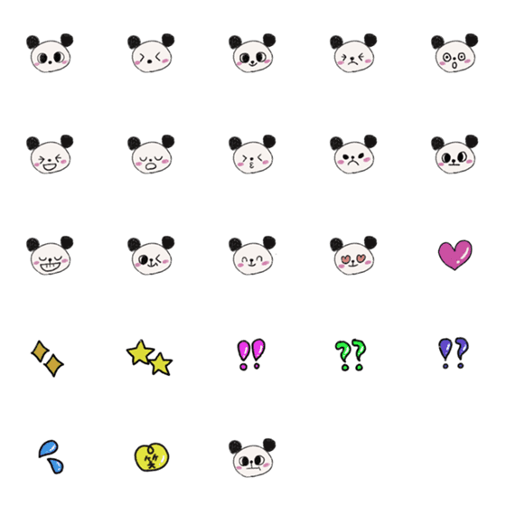 [LINE絵文字]Pandachan111の画像一覧