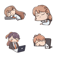 [LINE絵文字] Daily life of office workers4の画像