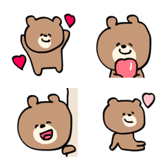 [LINE絵文字] 【いつでもクマさん】の画像