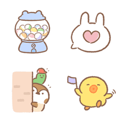 [LINE絵文字] Domiye x BROWN ＆ FRIENDS Emojiの画像