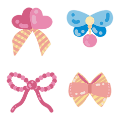 [LINE絵文字] Cute bow naruk V.2の画像