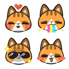 [LINE絵文字] mochi cute faceの画像