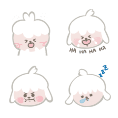 [LINE絵文字] Cute Mischievous Sheep Emojiの画像