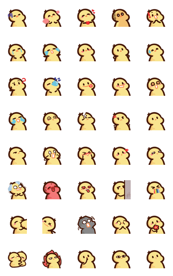 [LINE絵文字]Fat Duckの画像一覧