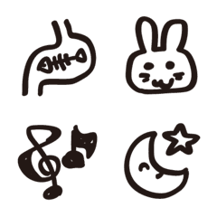 [LINE絵文字] 河童仮名セット1（あ〜り）の画像