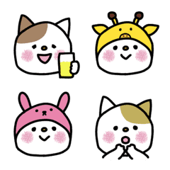 [LINE絵文字] 毎日使える可愛い猫の画像