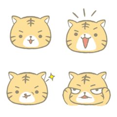 [LINE絵文字] Little Tiger HANJI Emojiの画像