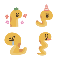 [LINE絵文字] 12 zodiac snake babyの画像