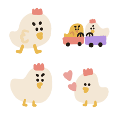 [LINE絵文字] 12 zodiac chicken babyの画像