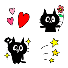 [LINE絵文字] くろねこちゃん＆日常絵文字❗❗の画像