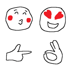 [LINE絵文字] Bai Se Der Wan Yee emoji Gen.2の画像